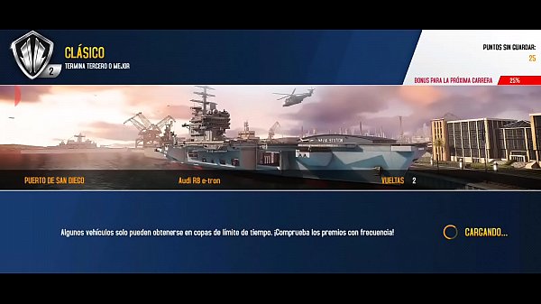 b. cogida en asphalt 8 Audi e Tron