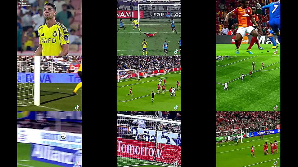 CR7 fazendo gol kk 64 sec