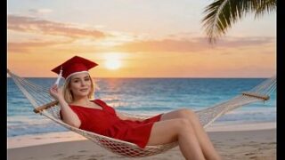 ESTUDIANTE COLEGIALA SE GRADUA DEL ESTUDIO Y TIENE SEXO CON SU NOVIO EN LAS PLAYAS DE COLOMBIA ( VIDEO GENERADO CON IA)