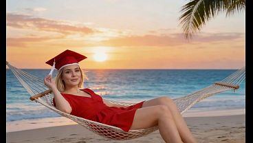 ESTUDIANTE COLEGIALA SE GRADUA DEL ESTUDIO Y TIENE SEXO CON SU NOVIO EN LAS PLAYAS DE COLOMBIA ( VIDEO GENERADO CON IA)