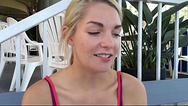 Facials look so good on blonde teens! SURF’S UP!