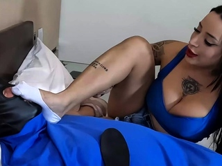 FEMALE DOMINATION – Sniff My Sweaty Sneakers And Socks And