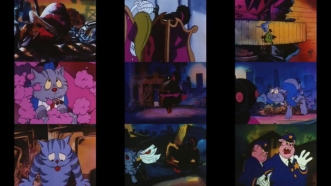 Fritz the Cat fucks the Crow 9 min