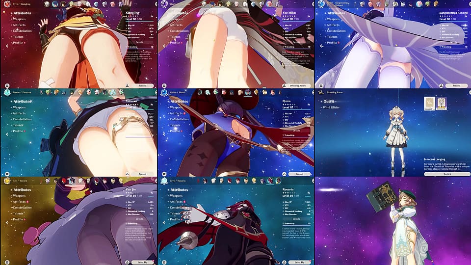 Genshin  Glitch- zoom in without blur 7 min