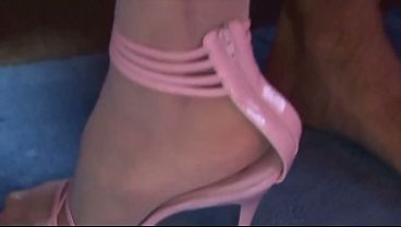 Horny MILF fucked by three men