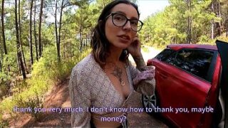 I helped a stranger with her car and Tore her tight, plump Ass!