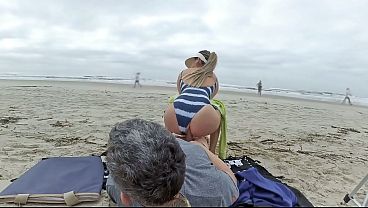 I won’t leave until you cum in my ass! Anal creampie in front of everyone.