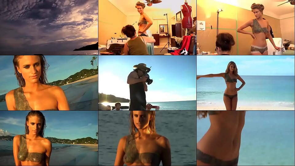 Julie Henderson nude Bodypainting 2 min