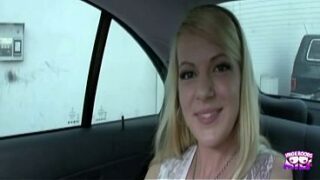 Krystal Jordan was extremely excited when a lucky stud cum all over her pretty face