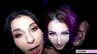 Logan Xander Gets Lucky at the Strip Club and Fucks Two Strippers – Joanna Angel – Valerica Steele –