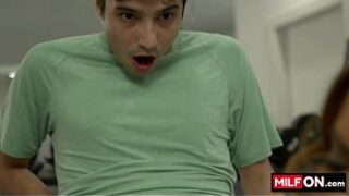 MILFON.com presents: Double Milf Trouble In The Gym | Ryan Keely & Richelle Ryan & Ricky Spanish MILF scene