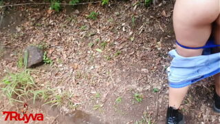 Pau sujo fudendo a gostosa no parque