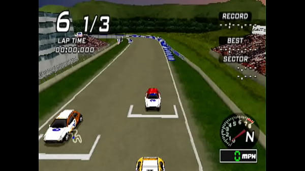 Playstation gameplay: Ford Racing (year: 2001 Empire Interactive)