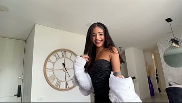 POV Rimming and Sex With Skinny Teen Latina