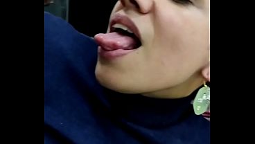 Quickie! Cum on her favorite chocolate!