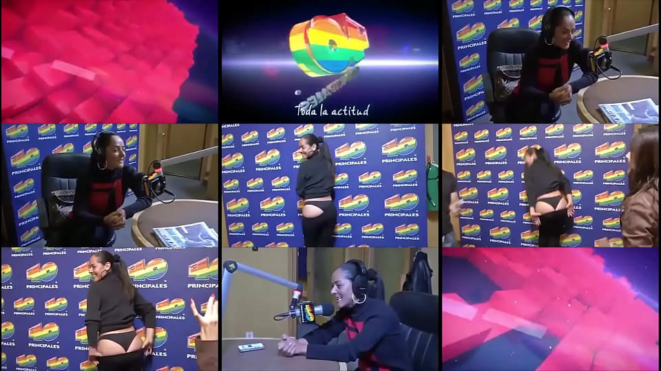 RetoTanga Enseñando la tanga con Andrea García – 480P 63 sec