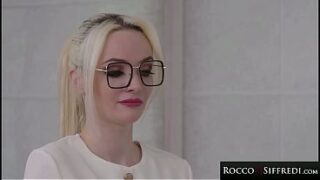 ROCCO SIFFREDI – Ravanous Blonde Secretary Hardore Railed By MONSTER COCK