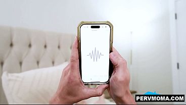 Stepmoms Naughty Voice Message Leads to Hot Bathroom Encounter