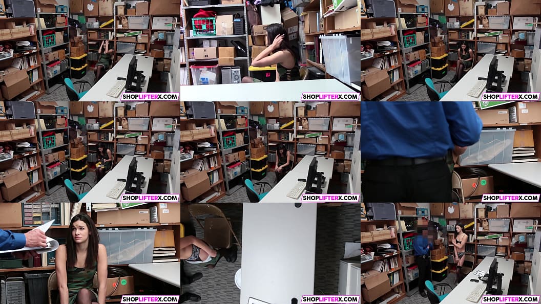Teen shoplifter 8 min