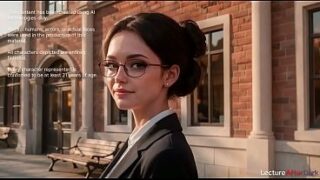 This new teacher is very strict, and I had to retake the exam. I had sex with her and passed the exam with flying colors[AI]