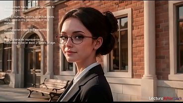 This new teacher is very strict, and I had to retake the exam. I had sex with her and passed the exam with flying colors[AI]