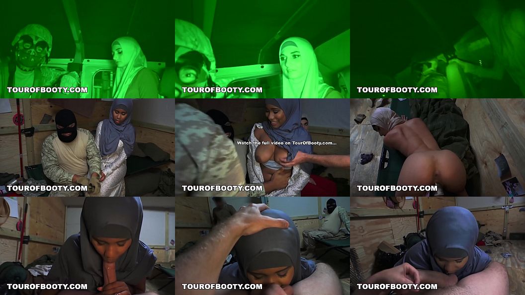TOUR OF BOOTY – Arab Women Are Rounded Up By American Troops For A Good Time 7 min