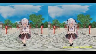 VR180 mmd Ayame Dance 3d hololive Hentai
