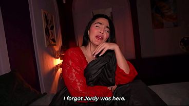 What happens when a curvy MILF is left alone with her stepson?