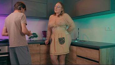 A Latina MILF is shaking from massive anal orgasms while her neighbor suddenly and spontaneously fucks her deep in the ass!!