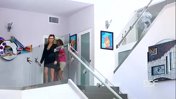 A Therapist’s Dream – Lesbian Milfs Enjoy Titty Play In Office