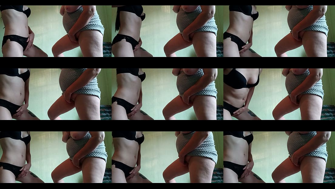 I cum in my panties at the sight of my hot MILF stepmom